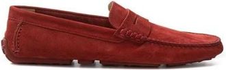 Bally Somo Driving Shoe Casual Suede - Heren - Loafers - Rood - 42 EU - Su&egrave;de - Schoenen