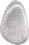 Cortana Ovale oorbel met drukknopsluiting - Dames - Oorbellen - Grijs - ONE Size - Accessoires