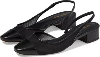 Veronica Beard Cecile dOrsay Womens Black Cap Toe Slingback Heel HTAT1210