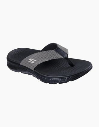 Skechers Mens Skechers Mens Go Consistent Sandal 2.0 Cabton Flip Flops - Black - Size: 11