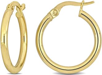 Amour 20mm Hoop Earrings In 14K Yellow Gold (2.5mm Wide)