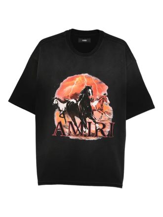 Amiri Plains graphic T-shirt - Black