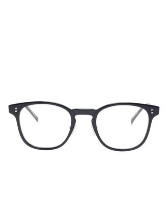 Dunhill round-frame glasses - unisex - Recycled Acetate - 49 - Blue
