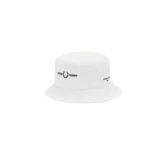 Fred Perry Hats, unisex, White, Size: M Fisherman Hat