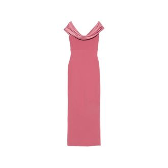 Solace London Off-shoulder Maxi Dress - female - Solace London - Maxi Dresses - Pink - XS - Dresses