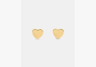 Kate Spade New York Youre A Gem Metal Mini Heart Studs