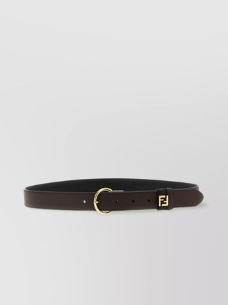 Fendi adjustable length reversible belt with gold-tone buckle
