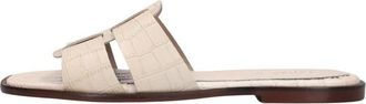 Notre-V Nv-1005 Slides - Dames - Sandalen - Beige - 43 EU - Leer - Schoenen