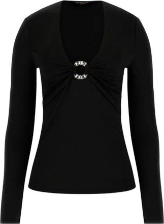 Marciano Izzie Top - Dames - Longsleeves - Zwart - XS - Polyester - Tops