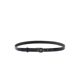Pinko Cintur&oacute;n Redondo de Esmalte - Accessories - Mujer - Negro - XS