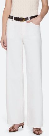Frame Denim Womens Le Slim Palazzo Jeans In White