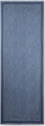 Etro Rechteckiger Seidenschal mit Fantasiemuster Orfeo