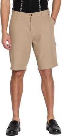 Civil Society Slub Carpenter Shorts in Khaki at Nordstrom Rack, Size 32
