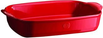 Emile Henry Pirofila Grande Rettangolare 4L Emile Henry Rosso Grand Cru - EH349654