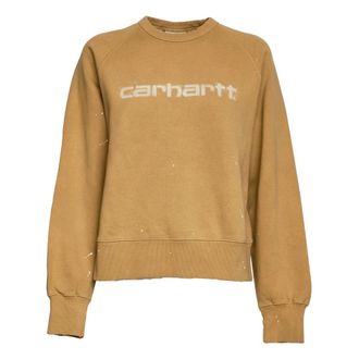 Carhartt Work in Progress Crewneck Sweatshirt - Dames - Sweatshirts - Beige - S - Hoodies & sweatvesten
