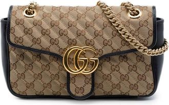 Gucci Pre-owned Gucci Medium GG Marmont Matelasse Diagonal GG Canvas Shoulder Bag Ladies A3TNXY81NSXLF8GS