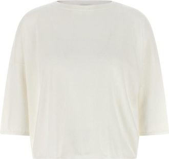 Be You White Cashmere Cotton Sweater