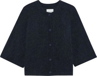 Alchemist Mimosa Cardigan - Dames - Vesten - Blauw - M - Wol - Truien & Vesten