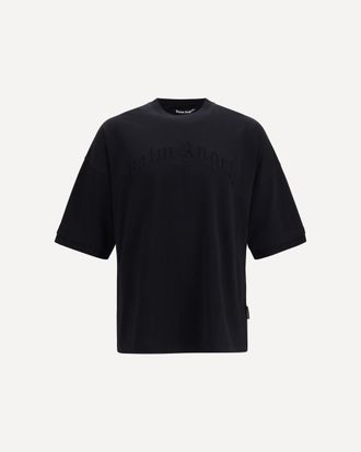 Palm Angels Curved logo double-layer T-shirt Male S