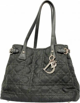 Dior Black Canvas Tote Bag (Pre-Owned)