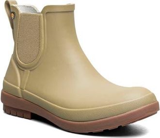 Bogs Amanda II Waterproof Insulated Chelsea Rain Boot in Rustic Green at Nordstrom, Size 11