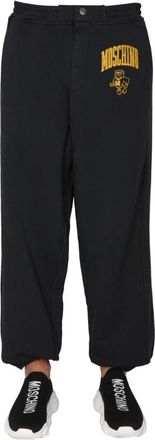 Moschino Relaxed Fit Black Jogging Pants