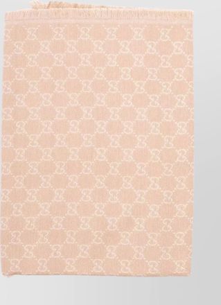 Gucci gg jacquard fringed rectangle shawl