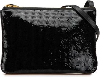 Celine Pre-owned Cross Body Bags, female, Black, Size: ONE SIZE Pre-owned Nylon crossbody-bags