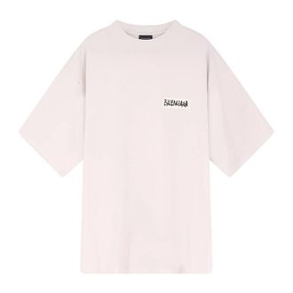 Balenciaga Masking Tape T-shirt Medium Fit - male - Balenciaga - T-Shirts - White - XL - Tops