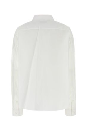 Balenciaga White T Cotton Camicie Shirt