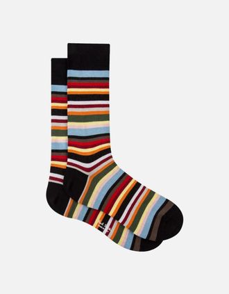 Paul Smith Mens PS Paul Smith New Signature Socks 92 Multi - Size: 16/14.5/8/15/8.5/15.5/9/13/13.5/14/6.5/7/7.5/11.5/5/12/5.5/12.5/6/3.5/3/10.5/4/11/4.5/2.5/9.5