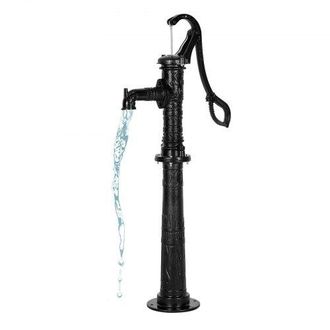 OEM Bomba Manual Antigua, 6 M De Elevaci&oacute;n, Estilo Nost&aacute;lgico, De Hierro Fundido, Para Pozo Con Base Elevada, Conexi&oacute;n Npt, Para Jard&iacute;n, Estanque Y Granja