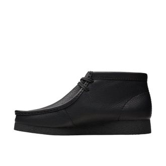 Clarks Mens Wallabee Evo Boot, Color Black Leather, Size: 8.5 UK