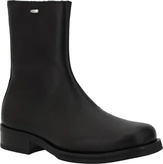 Our Legacy Mens Camion Boots Black Calf Leather Bos Taurus