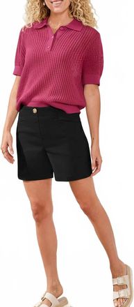 Tribal Flatten-It Pull On Short In Black