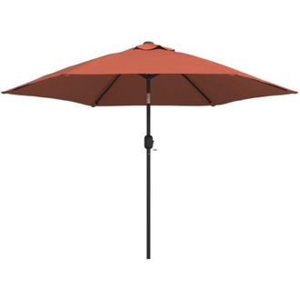 vidaXL Sombrilla De Jard&iacute;n Con Palo De Metal Terracota 300 Cm Vidaxl