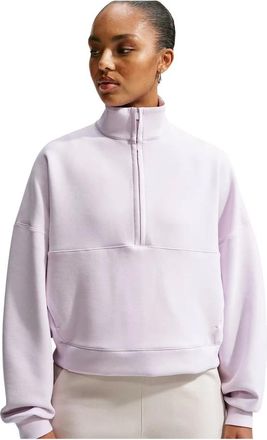 Nike 24.7 ImpossiblySoft Dri-FIT Oversized 1/2-Zip Top - Dames - Sport - Roze - Maat: XL Katoen