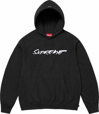 SUPREME Futura Hooded Sweatshirt Black White SUP-SS24-091