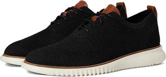 Cole Haan 2.Zerogrand Stitchlite Oxfords Mens Shoes Black/Ivory : 10.5 D - Medium, Textile