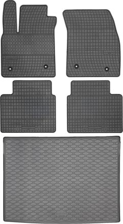 OEM Juego De Alfombrillas De Goma Para Coche Y Alfombrilla Para Maletero Para Ford Focus Iv Hatchback De 2018