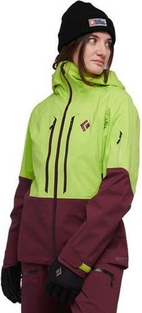 Black Diamond Recon Lt Shell Jacket - Womens in Aloe/blackberry at Nordstrom, Size Small