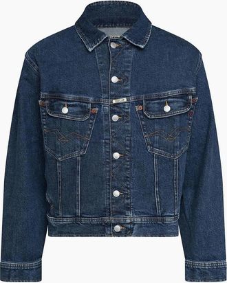 Replay Mens Fit Jacket - Blue - Size: Regular/36