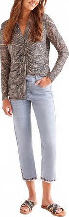 Tribal Cropped Jean In Light Breeze