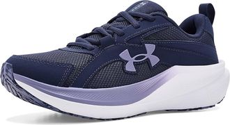 Under Armour Charged Assert 11 Womens Shoes Midnight Navy/Midnight Navy/Purple Luxe : 10.5 B - Medium, Leather