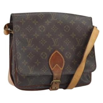 Louis Vuitton Pre-owned Canvas Crossbody Tas - Dames - Pre-owned - Bruin - Maat: ONE Size