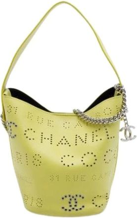 Chanel Bolso Cubo Pre-owned - Pre-owned - Mujer - Amarillo - ONE SIZE