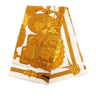 Herm&egrave;s Pre-owned Hermes Armets en Panache Silk Scarf 90 Unisex NT3L65SF3Y78NS3O
