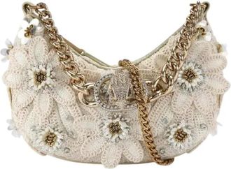 Kurt Geiger Small Chelsea Chain Hobo Bag - Dames - Schoudertassen - Beige - ONE Size - Tassen