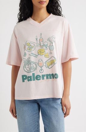 Vinyl Icons Palmero Graphic T-Shirt in Pink at Nordstrom, Size X-Small