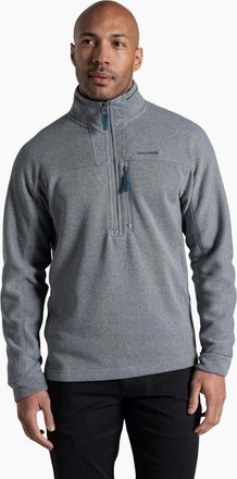 Craghoppers Mens Craghoppers Mens Torney III Knitlook Half Zip Fleece - Grey - Size: 36